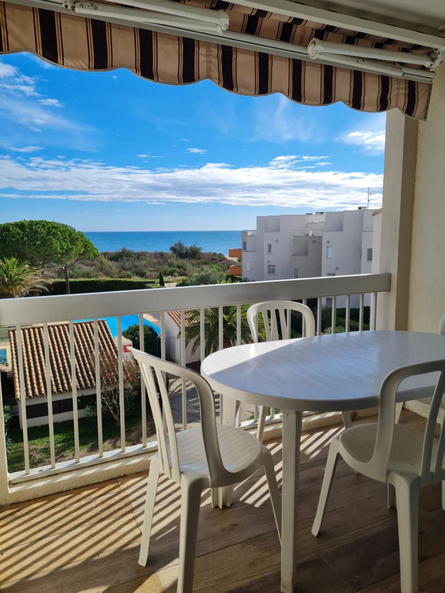 Magnifique Vue Mer Pour Ce T2 Avec Piscine Saint-Cyprien  Buitenkant foto